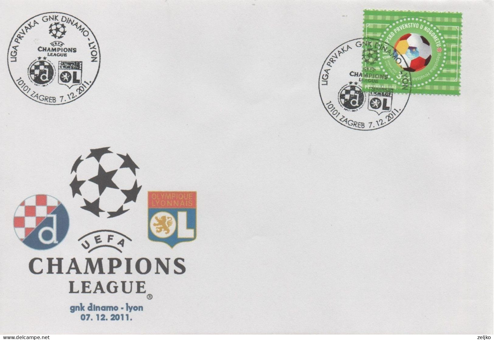 Croatia, Football, Champions League 2011, Dinamo - Lyon - Berühmte Teams