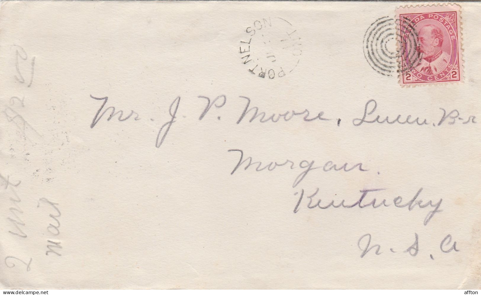 Port Nelson Ontario Canada Old Cover Mailed - Storia Postale