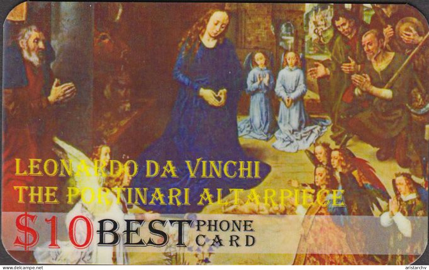 USA ART LEONARDO DA VINCI MADONNA LAST SUPPER SET OF 4 CARDS - Pintura