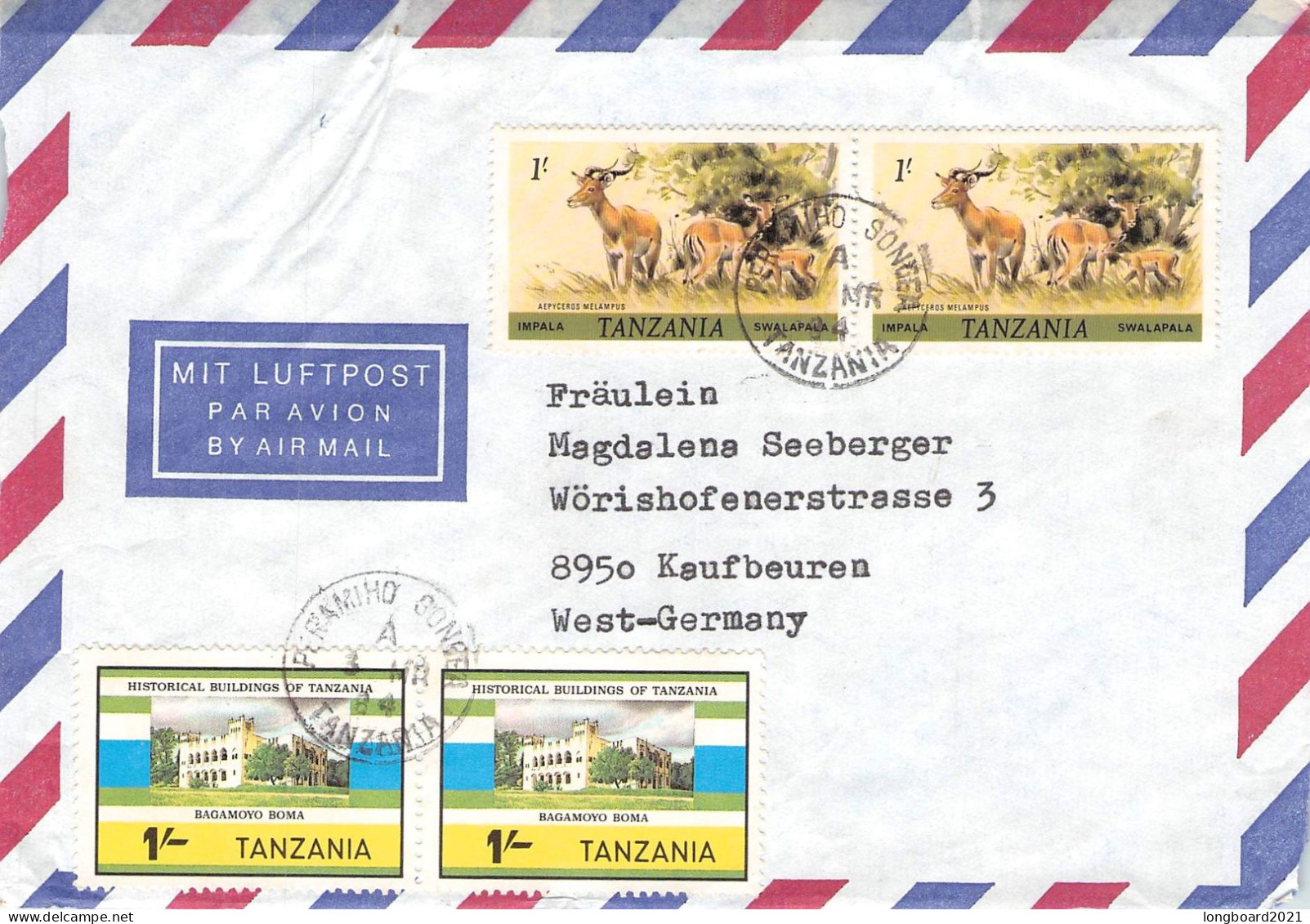 TANZANIA - SMALL COLLECTION 10 COVERS / 4072 - Tanzania (1964-...)