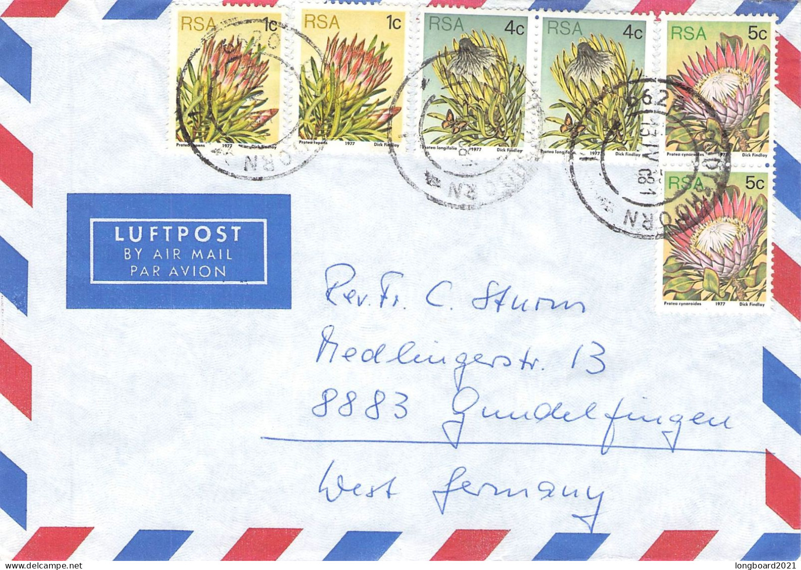 SOUTH AFRICA - SMALL COLLECTION 10 COVERS / 4074