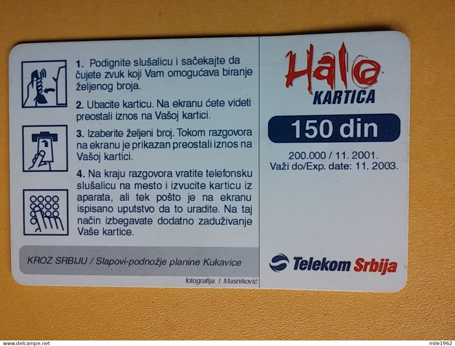 T-11 - SERBIA, TELECARD, PHONECARD,  - Altri – Europa