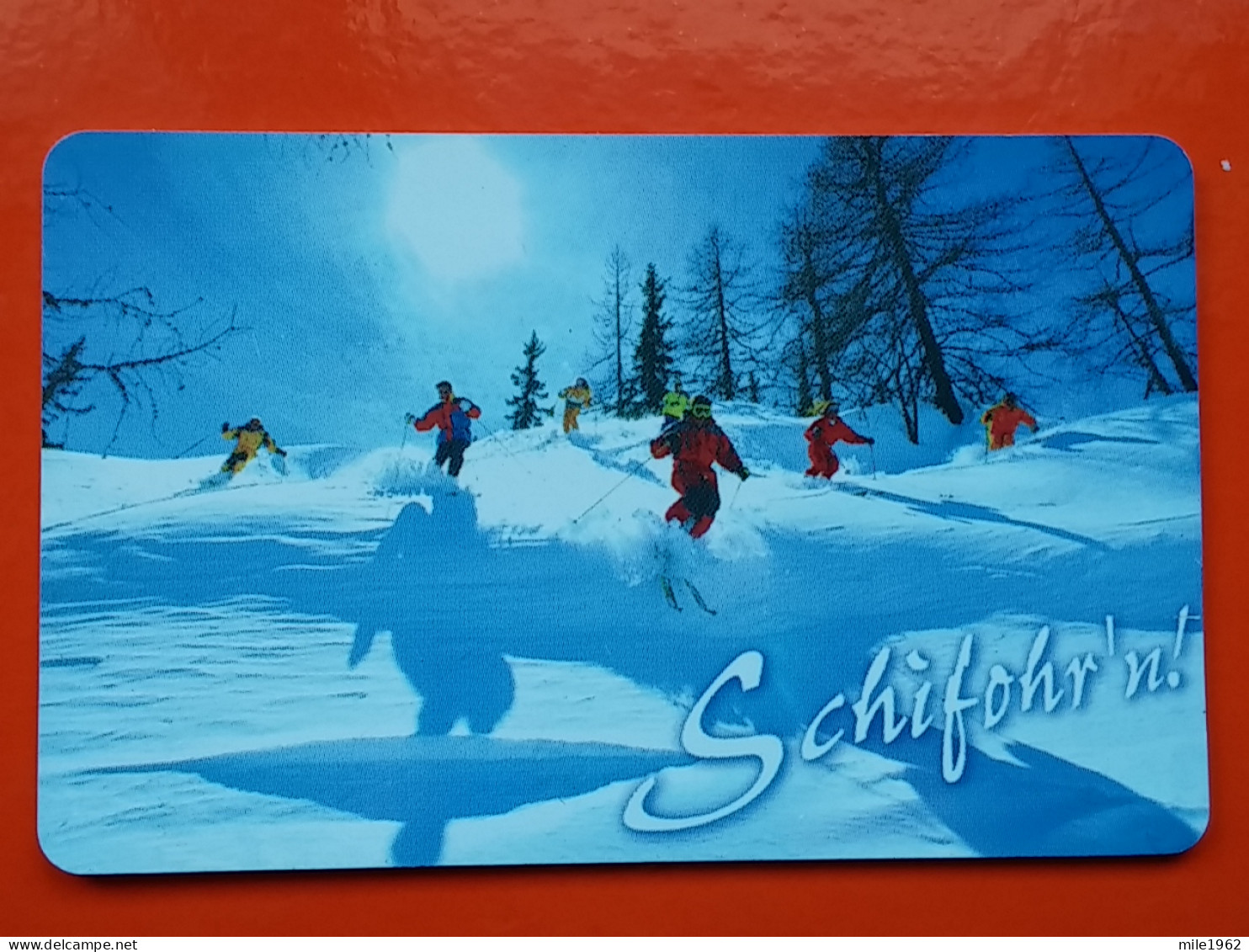 T-28 - TELECARD, PHONECARD, DEUTSCHLAND, Ski Sport, Skiing - Other & Unclassified