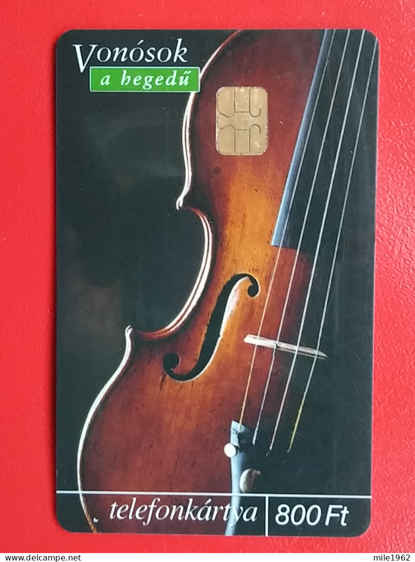 T-29 - TELECARD, PHONECARD, HUNGARY, VIOLIN, VIOLON - Hungary