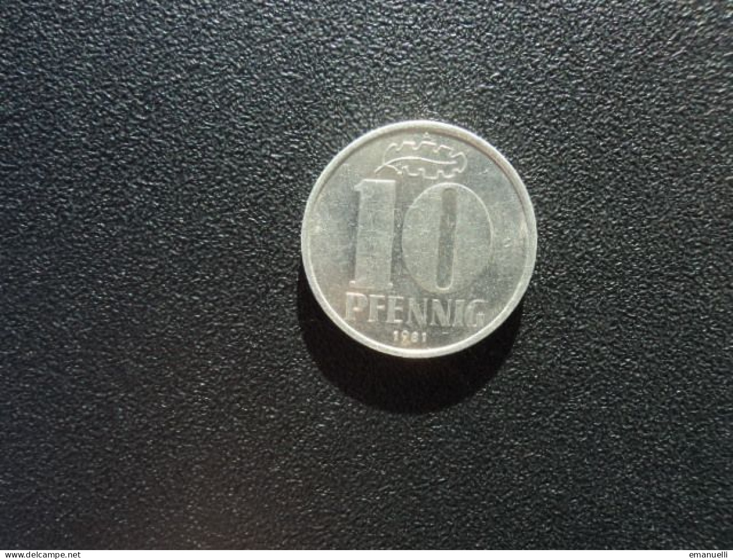 RÉPUBLIQUE DÉMOCRATIQUE ALLEMANDE * : 10 PFENNIG   1981 A    KM 10      SUP+ - 10 Pfennig