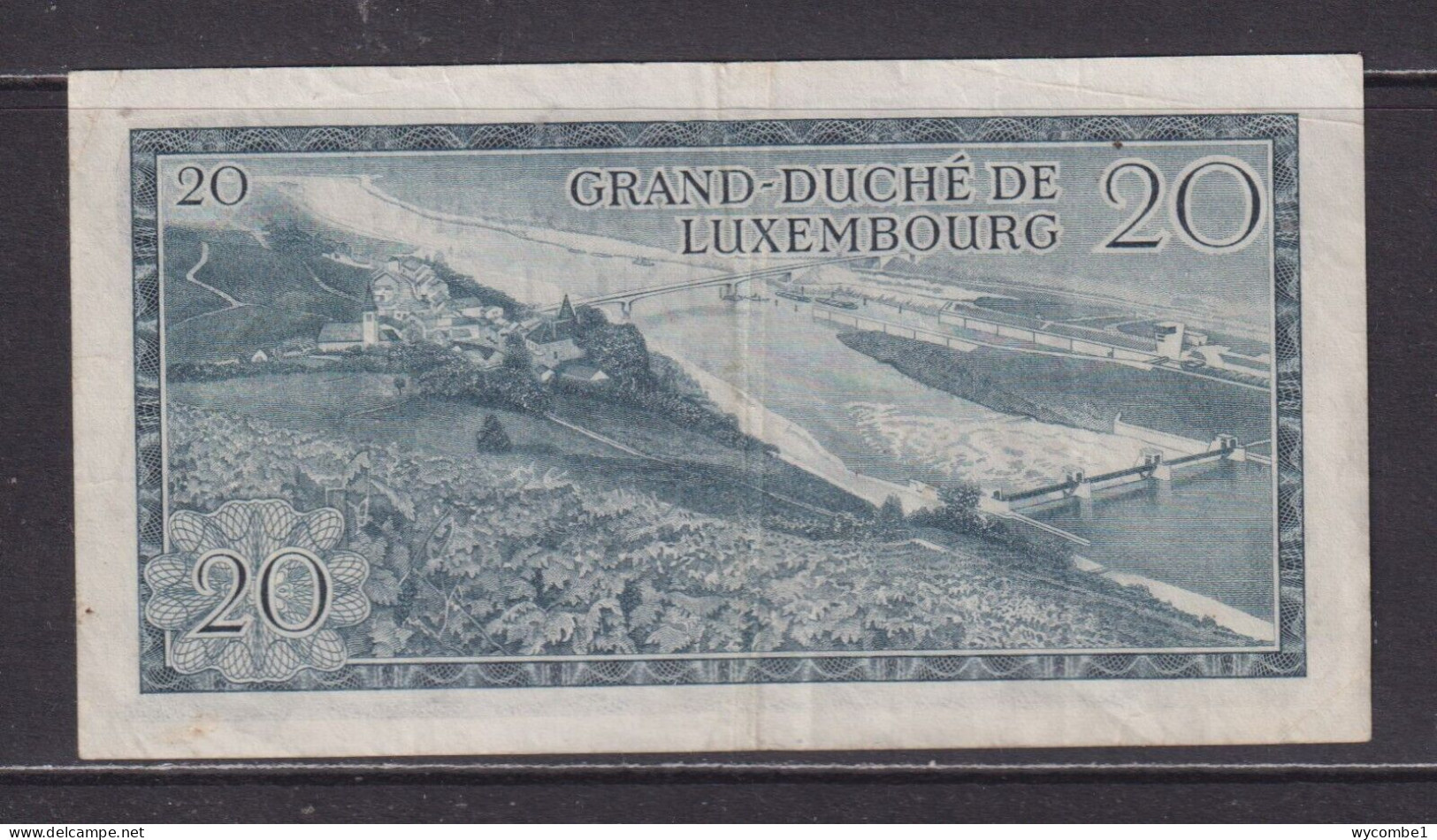 LUXEMBOURG - 1966 20 Francs Circulated Banknote - Lussemburgo