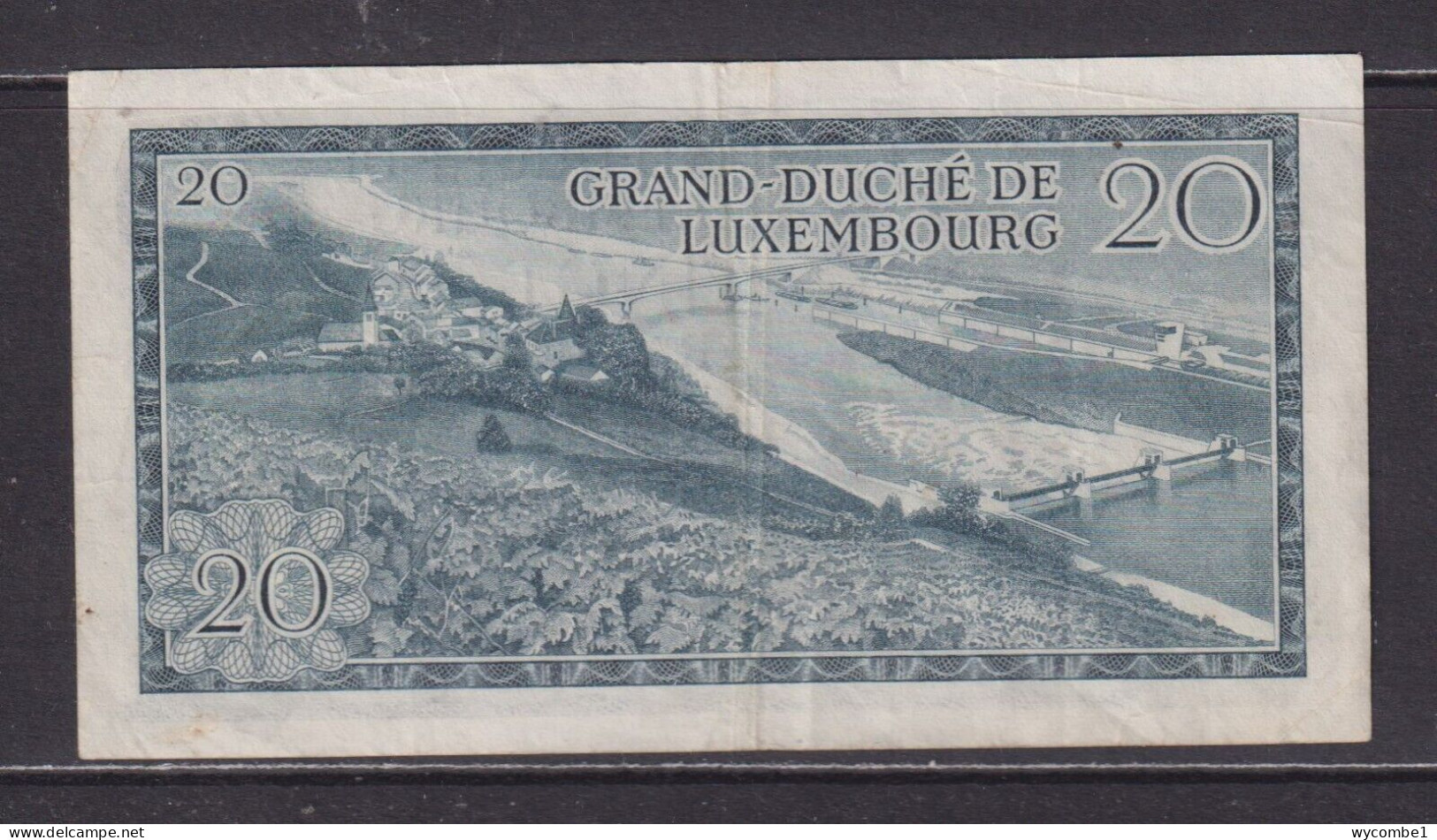 LUXEMBOURG - 1966 20 Francs Circulated Banknote - Luxembourg