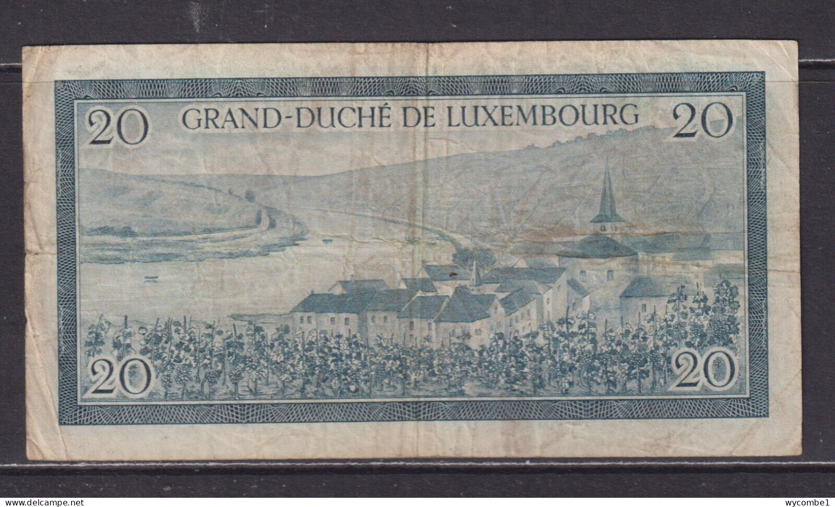 LUXEMBOURG - 1955 20 Francs Circulated Banknote - Luxemburg