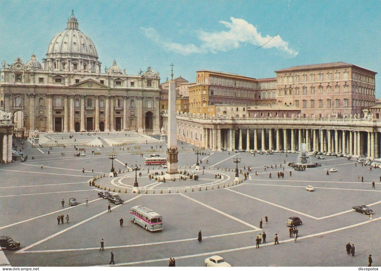 U5003 Roma - Piazza E Basilica San Pietro - Auto Cars Voitures Bus Autobus / Non Viaggiata - San Pietro