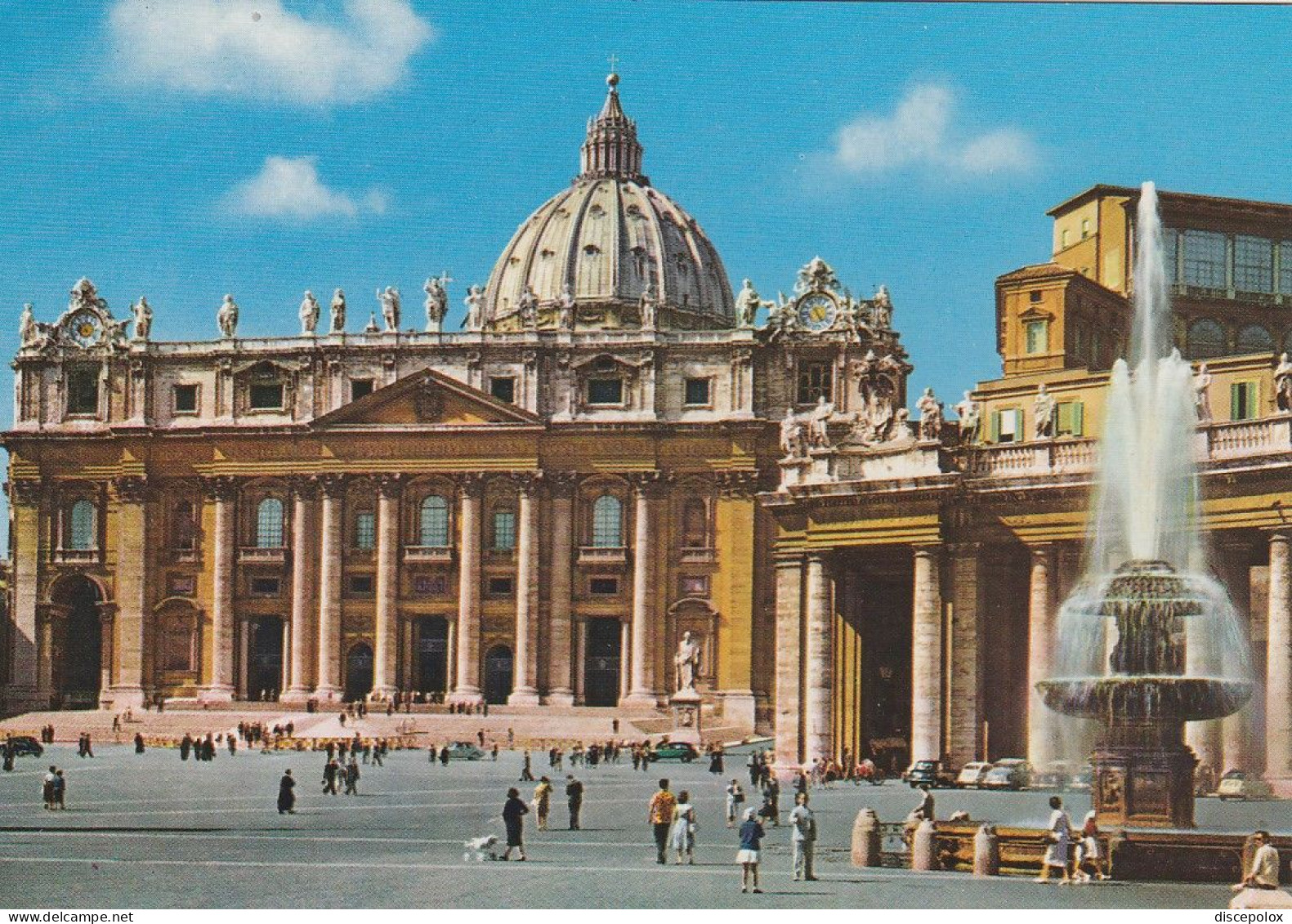 U5004 Roma - Piazza E Basilica San Pietro - Una Fontana / Non Viaggiata - San Pietro