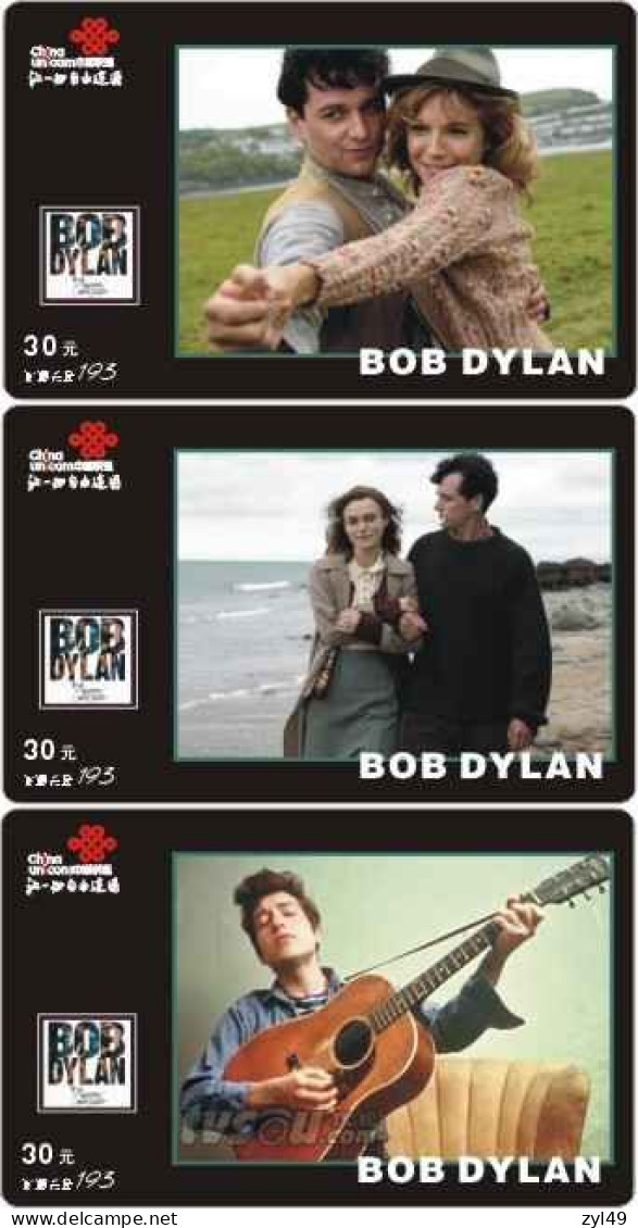 M14022 China Phone Cards BOB DYLAN 68pcs - Musik