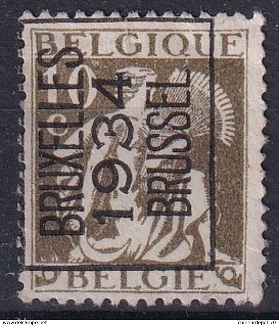 Preo Bruxelles 1934 Brussel Position A - Tipo 1932-36 (Ceres E Mercurio)