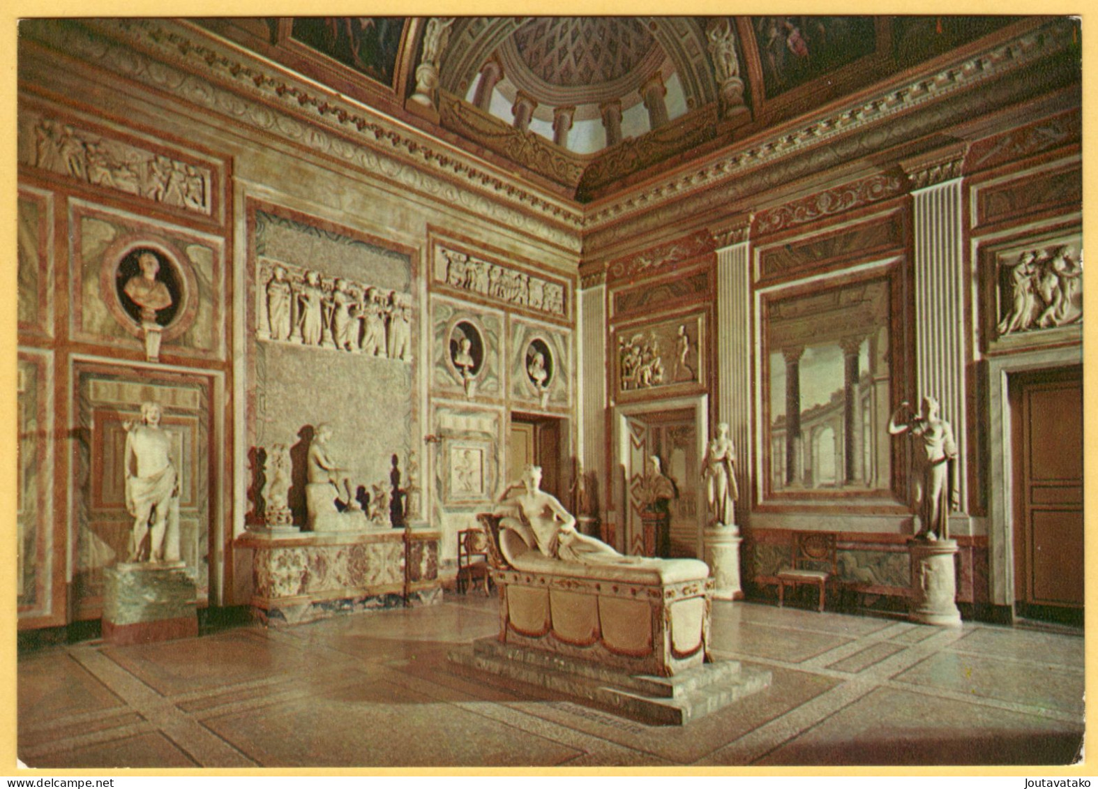 2 PCs - Italy - Rome, Roma - Borghese Museum, Museo - Room Of The Emperors And Room Of The Paolina - Musei