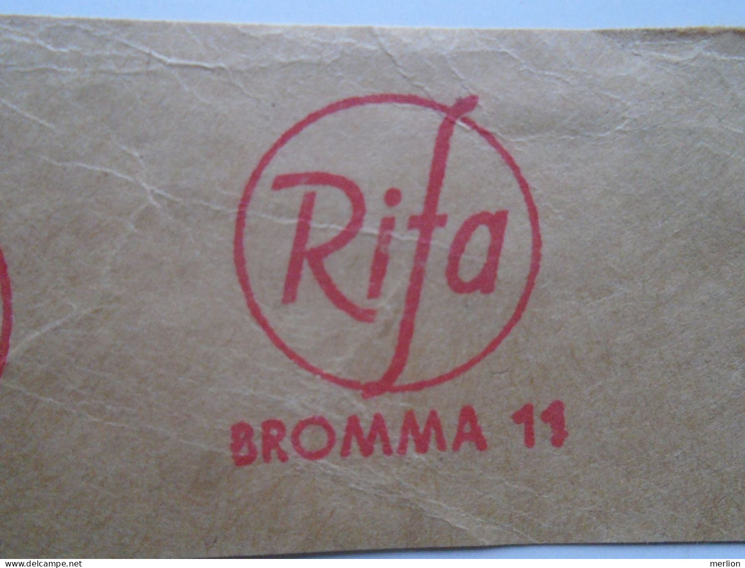 D200351 Red  Meter Stamp Cut- EMA - Freistempel  -1971   RIFA  Bromma 11  -Sweden Stockholm -Electro - Timbres De Distributeurs [ATM]