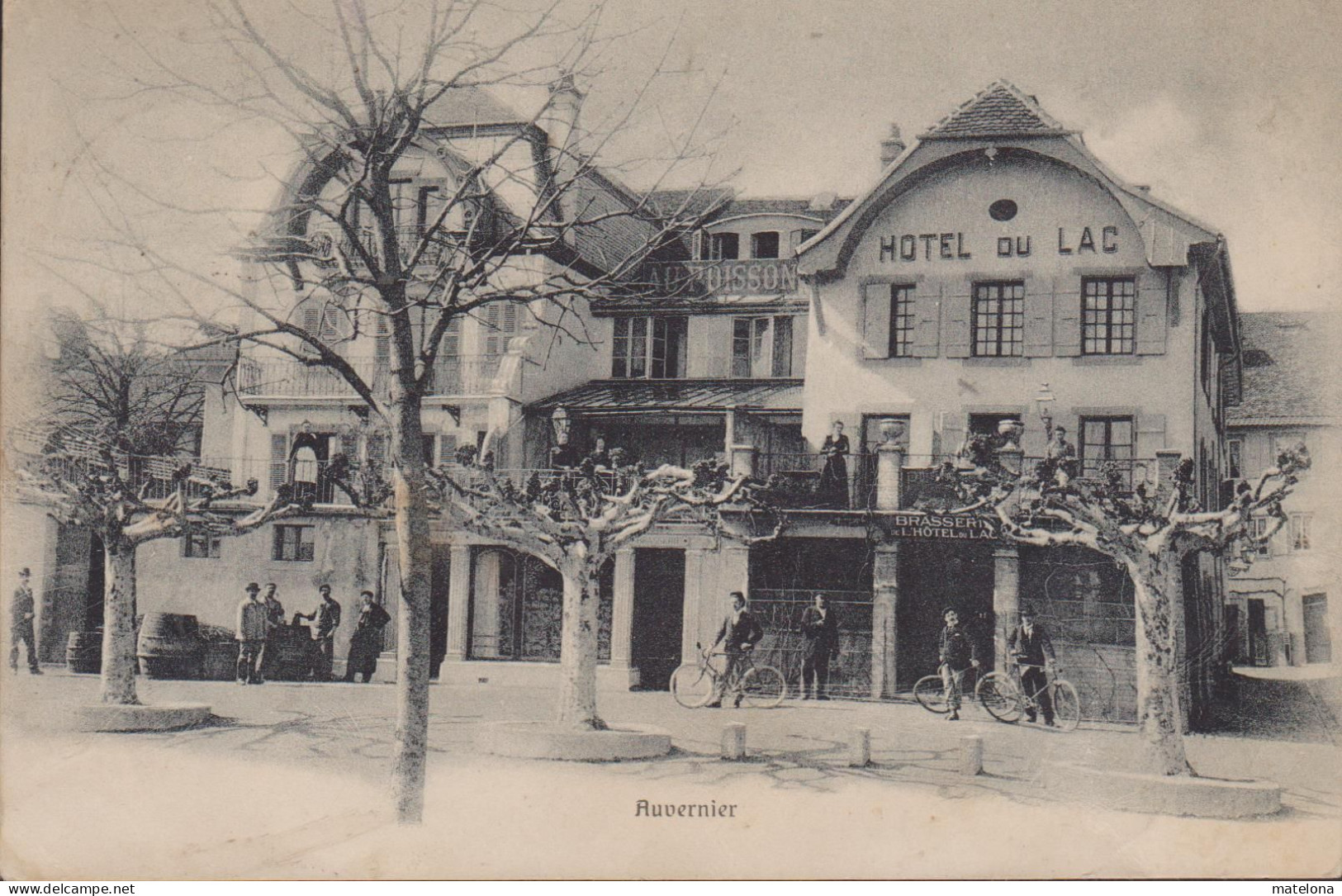 SUISSE NE NEUCHATEL  AUVERNIER  HOTEL DU LAC - Auvernier