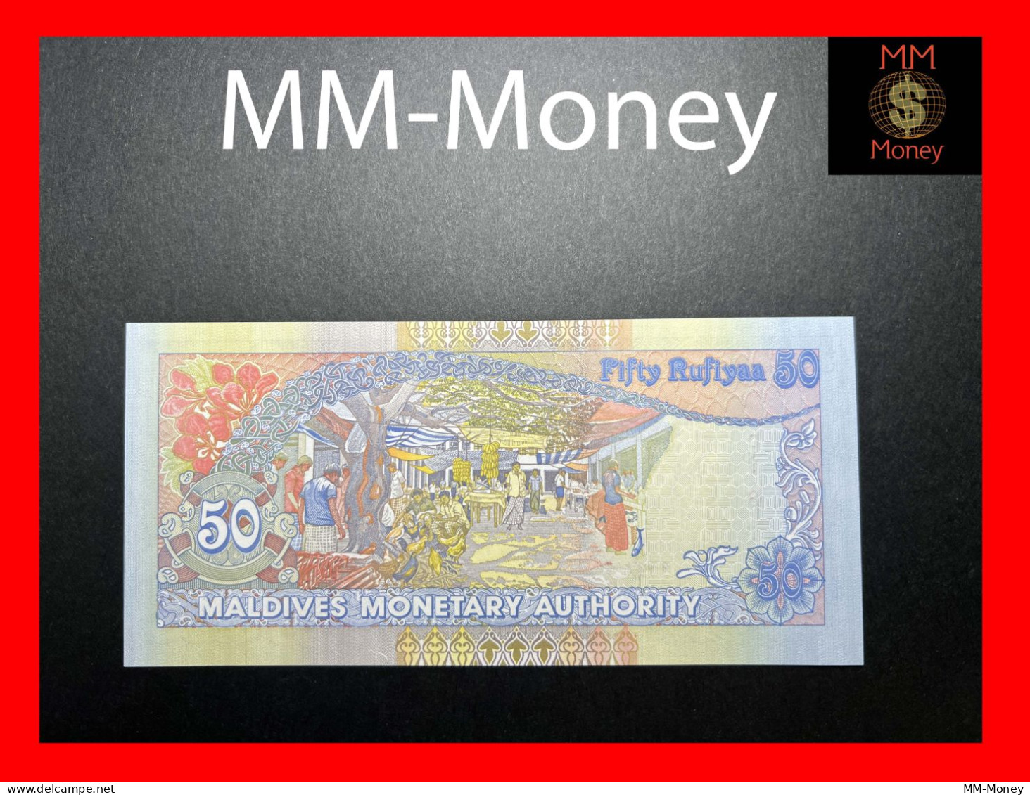 Maldives  50 Rufiyaa 2008   P. 21     UNC - Maldivas