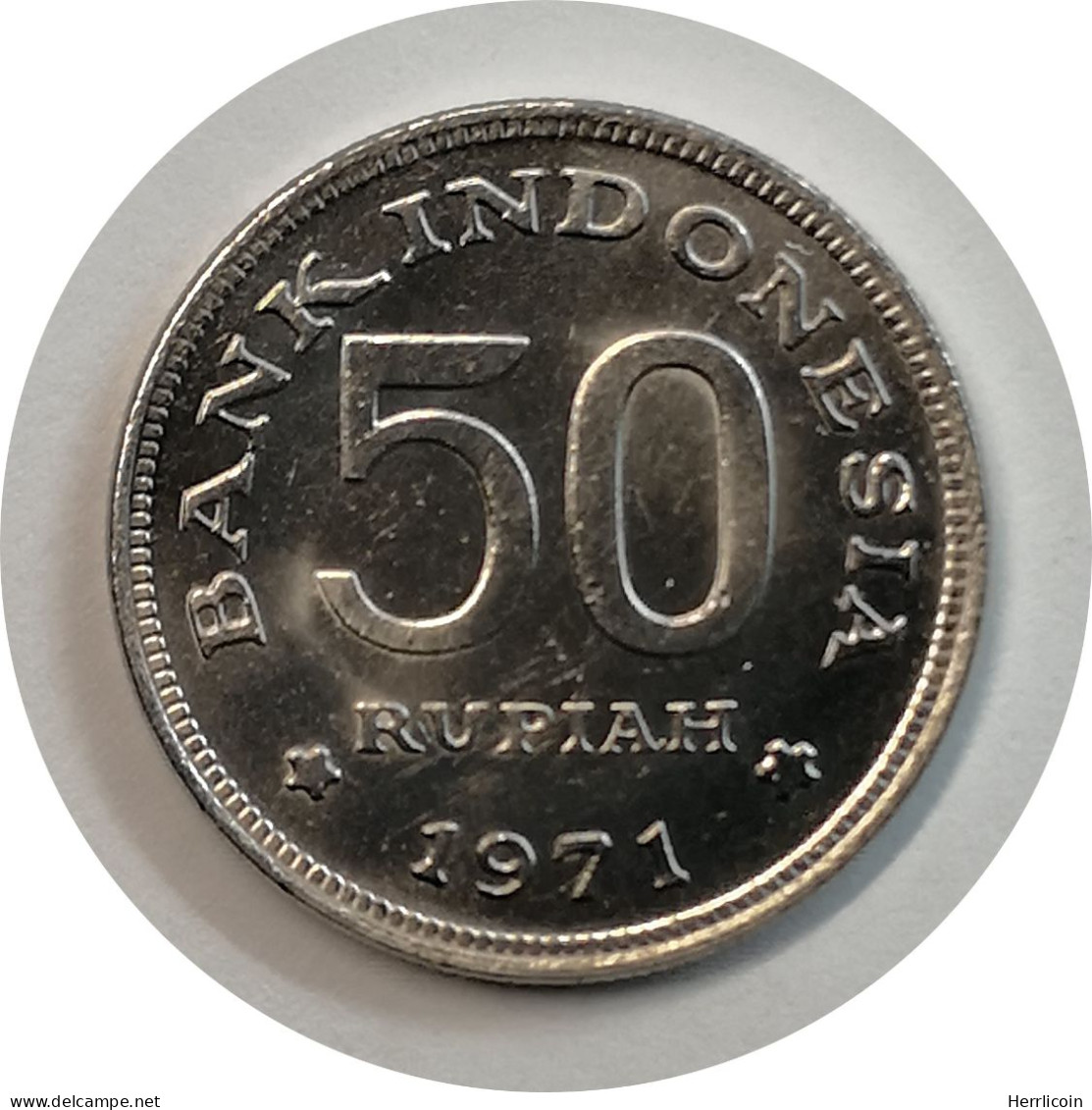 Monnaie Indonésie - 1971 - 50 Rupiah - Indonésie