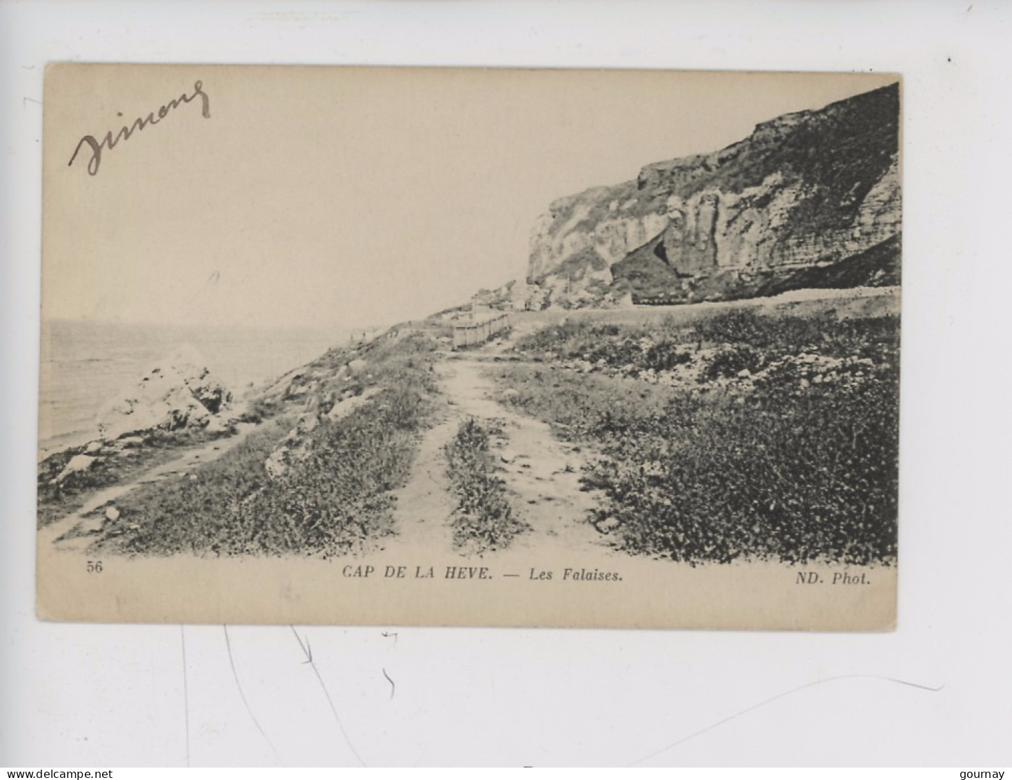 Le Havre-Sainte Adresse : Le Cap De La Hève - Les Falaises (cp N°56 ND) - Cap De La Hève