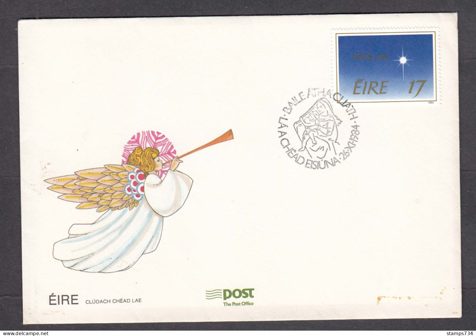 Ireland 1984 - Christmas, FDC - FDC