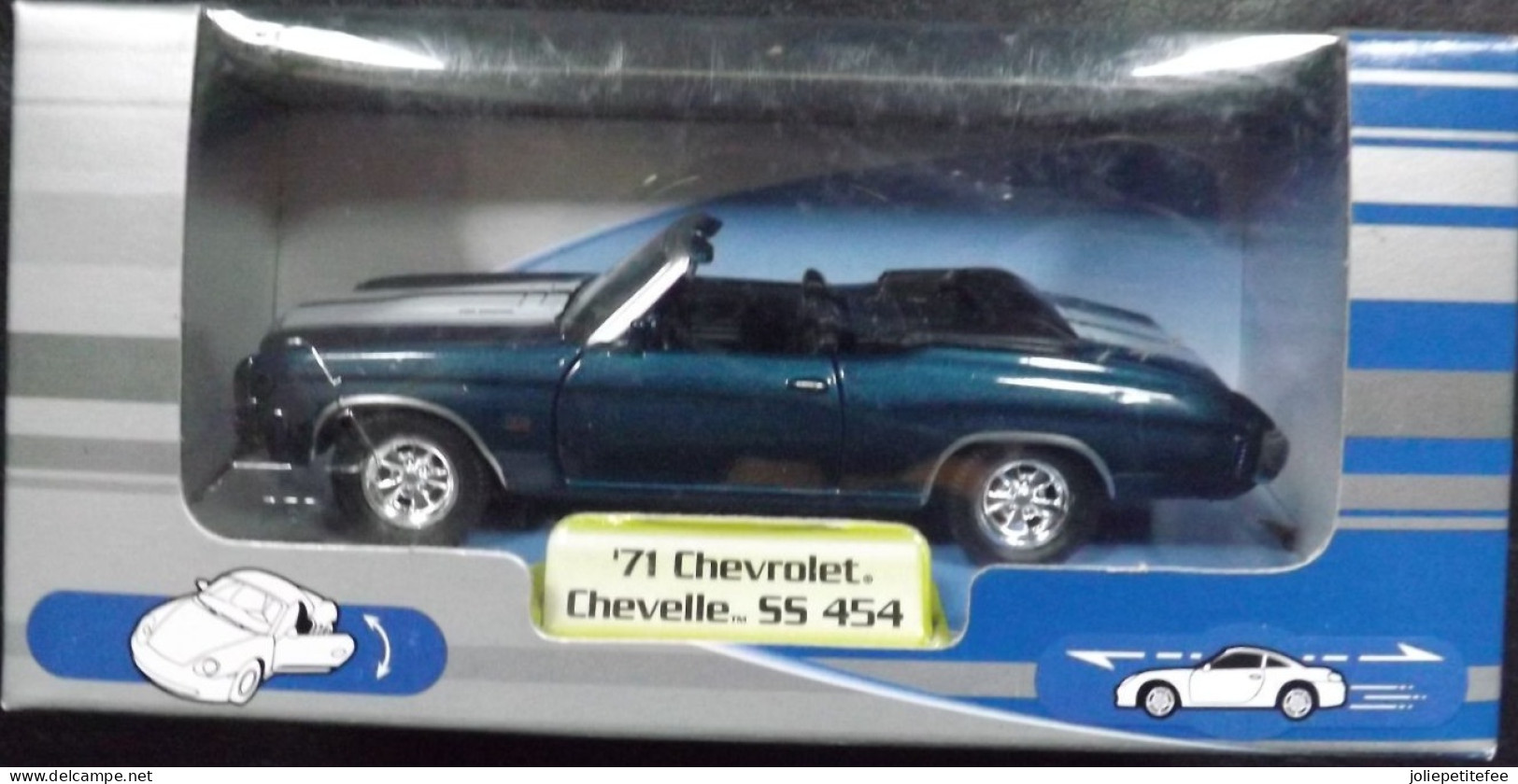 71 Chevrolet Chevelle SS 454.  Playland Auto-Club.  1/34. Modèle Réduit. - Scale 1:32