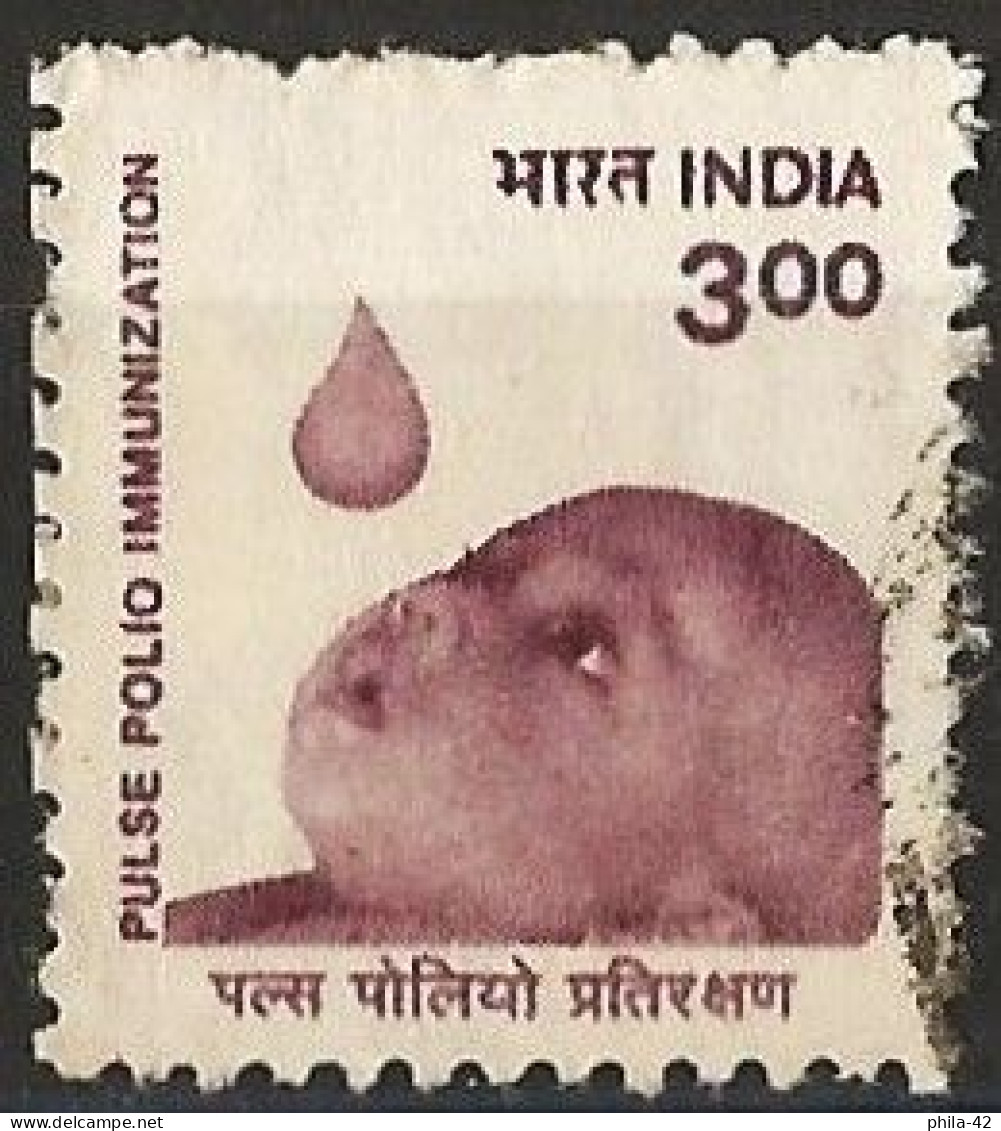 India 1998 - Mi 1647 - YT 1436 ( Polio Vaccine ) - Usati