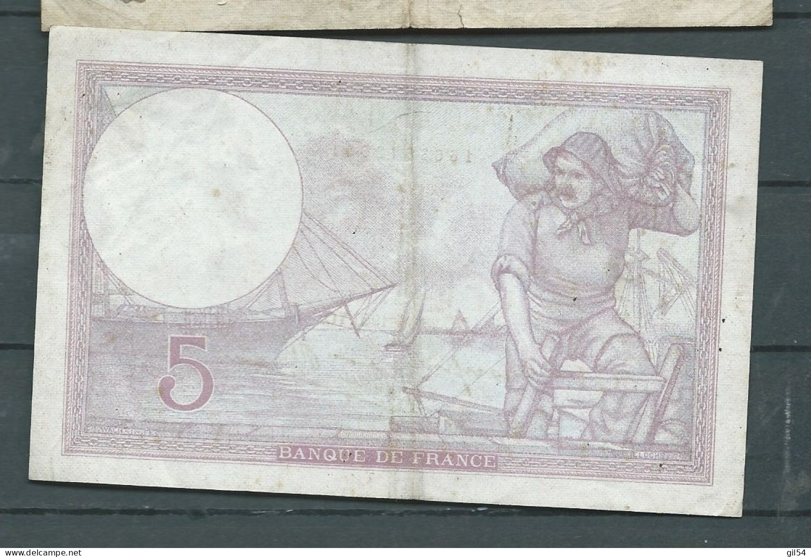 Billet France - Billet De 5 Francs Type Violet  6 28/11/1940 041  Y.66547- Laura13914 - 5 F 1917-1940 ''Violet''