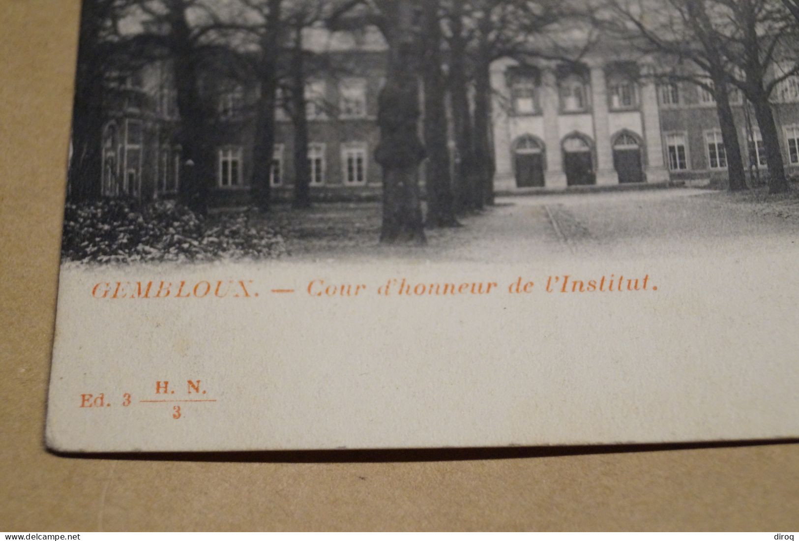 RARE,belle Carte,Gembloux, Cour D'honneur De L'institut,1910, TB Oblitération , Pour Collection - Gembloux