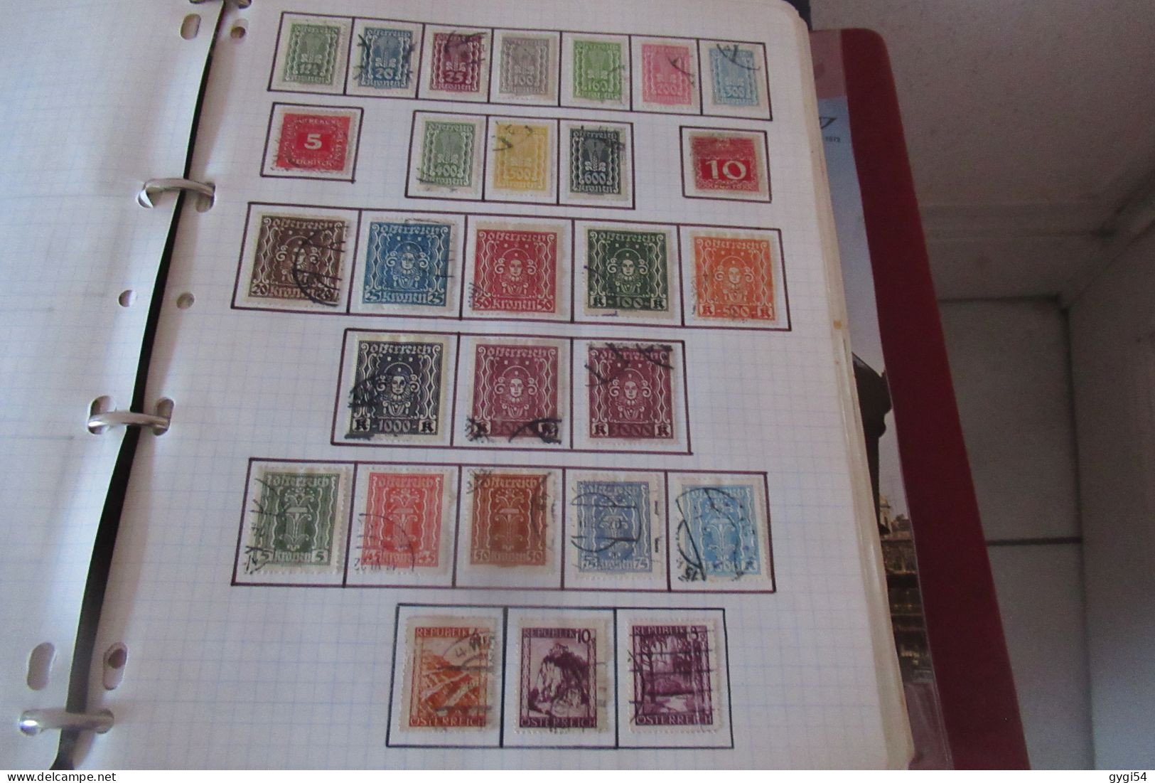 AUTRICHE  LOT TIMBRES Et LETTRES - Verzamelingen