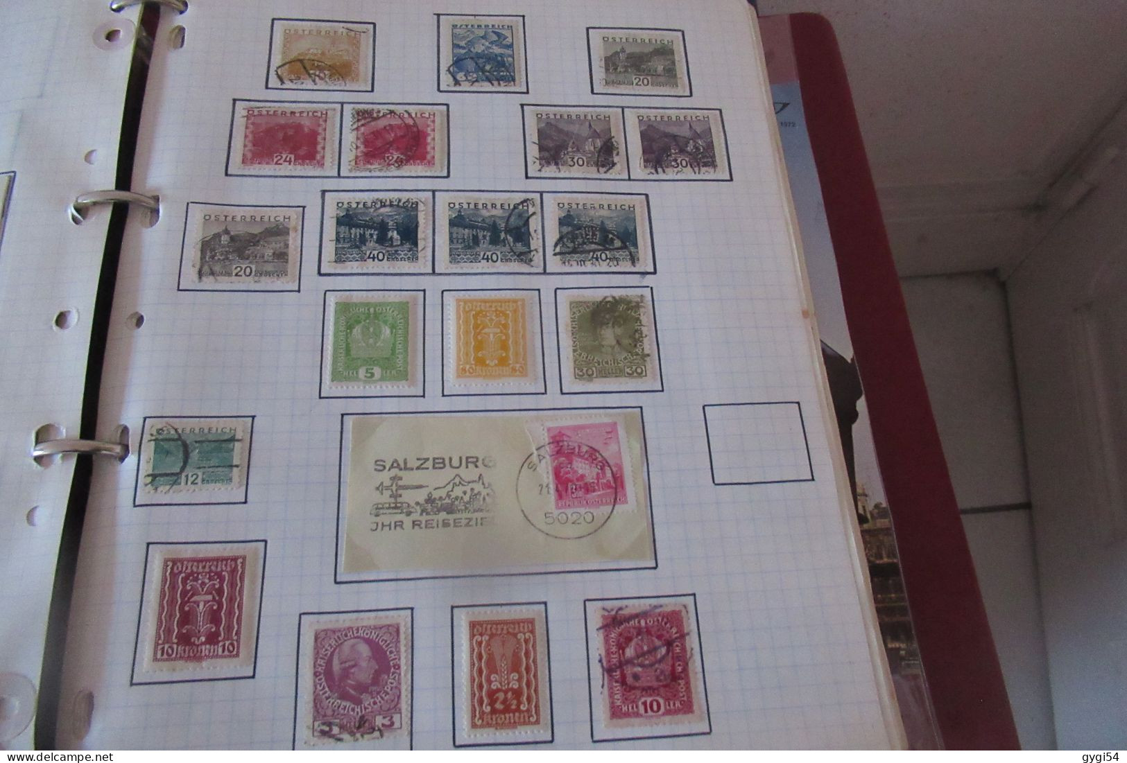 AUTRICHE  LOT TIMBRES et LETTRES