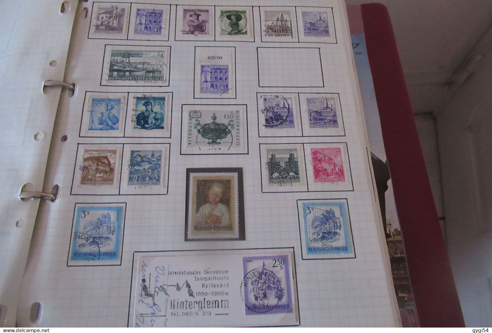 AUTRICHE  LOT TIMBRES et LETTRES