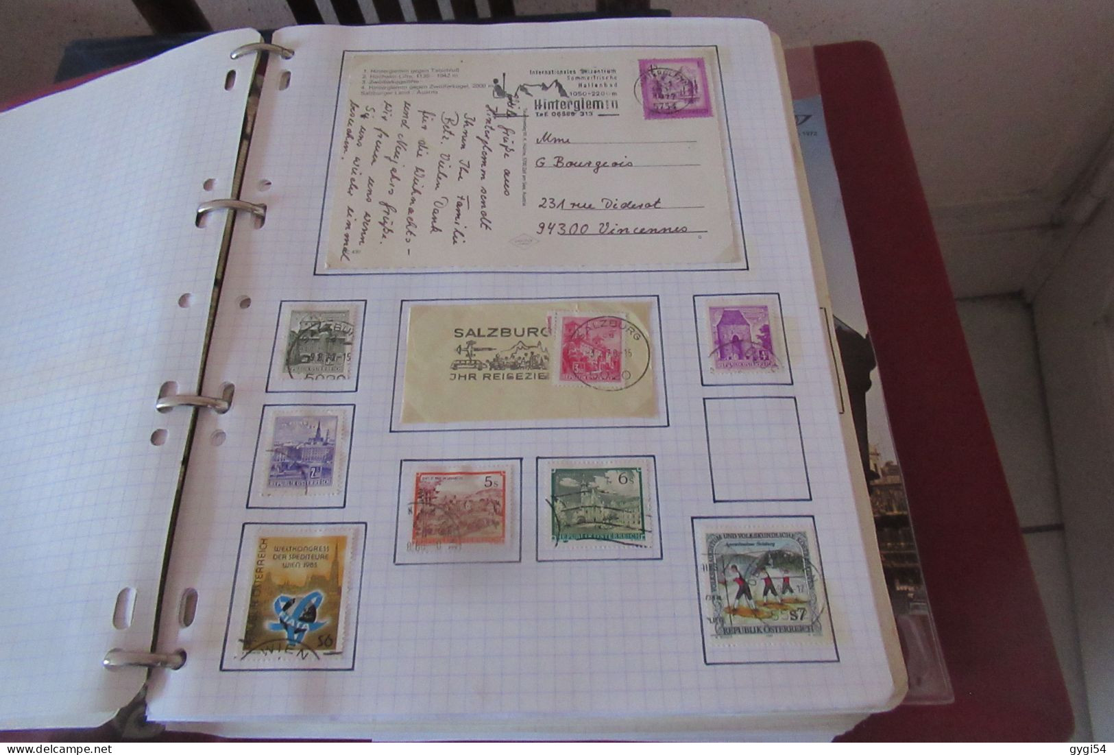 AUTRICHE  LOT TIMBRES et LETTRES