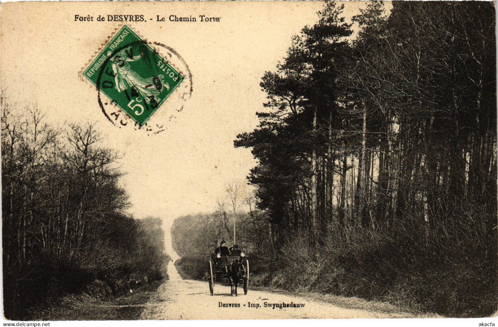 CPA Foret De Desvres Chemin Tortu (1278569) - Desvres