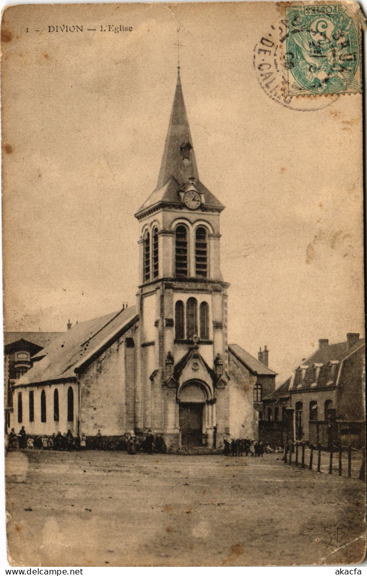 CPA Divion Eglise (1278559) - Divion