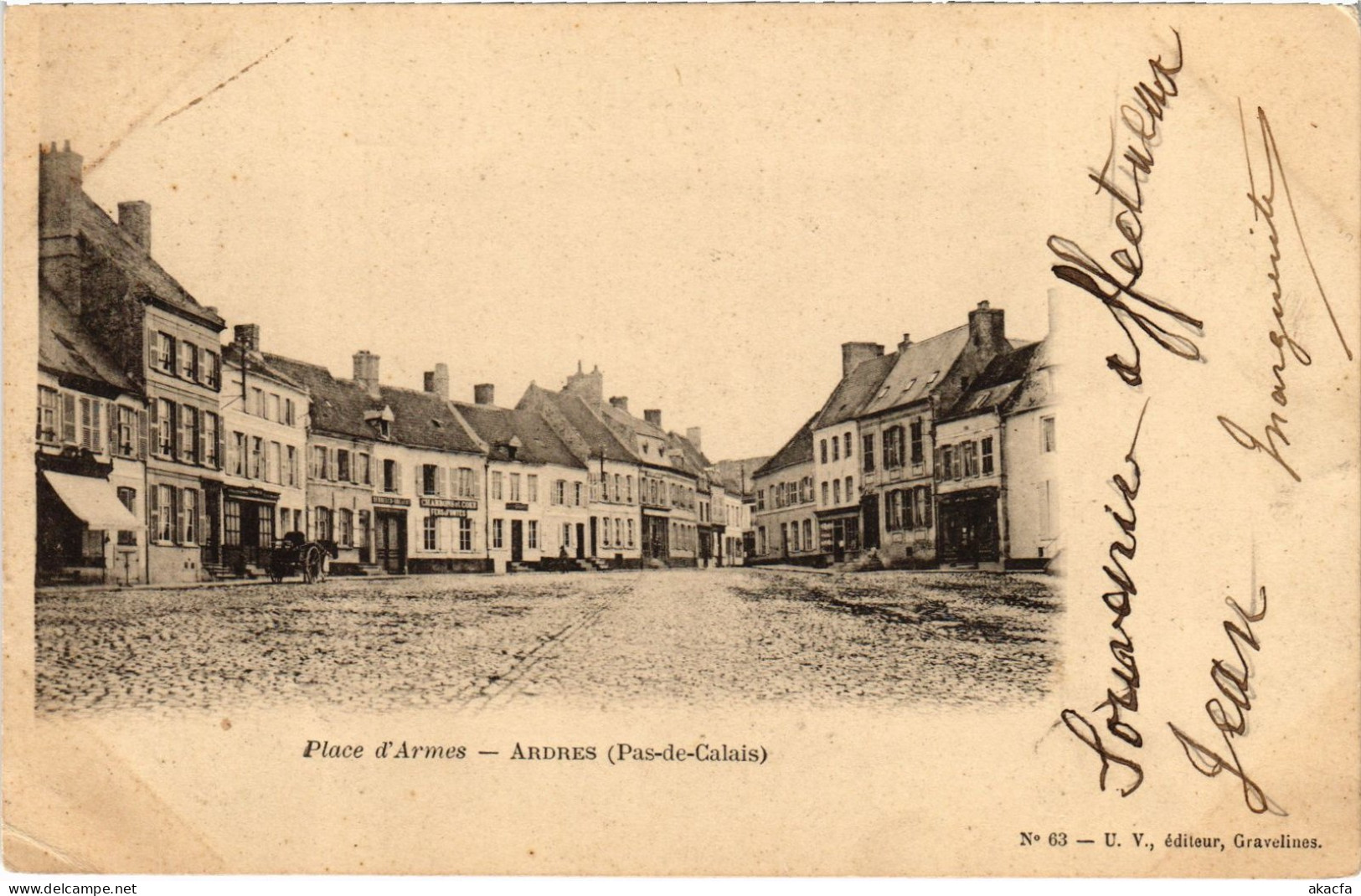 CPA Ardres Place D'Armes (1278207) - Ardres