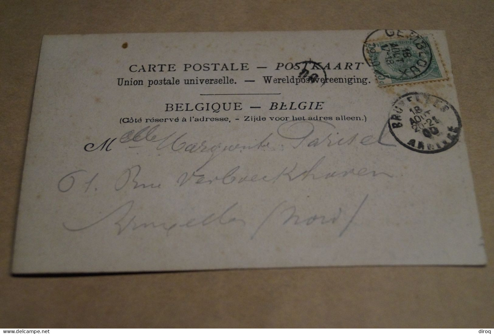RARE,belle Carte,Gembloux, Station Météorologique, 1900,TB Oblitération, Pour Collection - Gembloux
