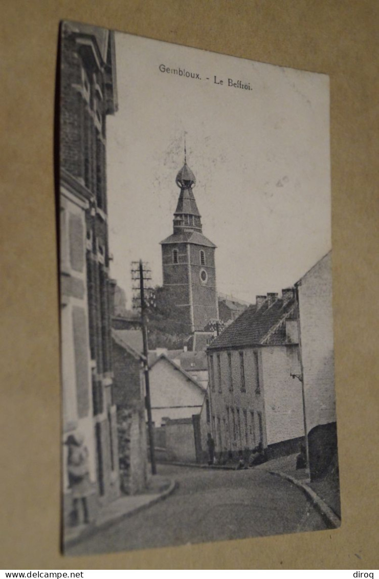 Belle Carte Ancienne,Gembloux, Le Beffroi 1922,TB Oblitération, Pour Collection - Gembloux