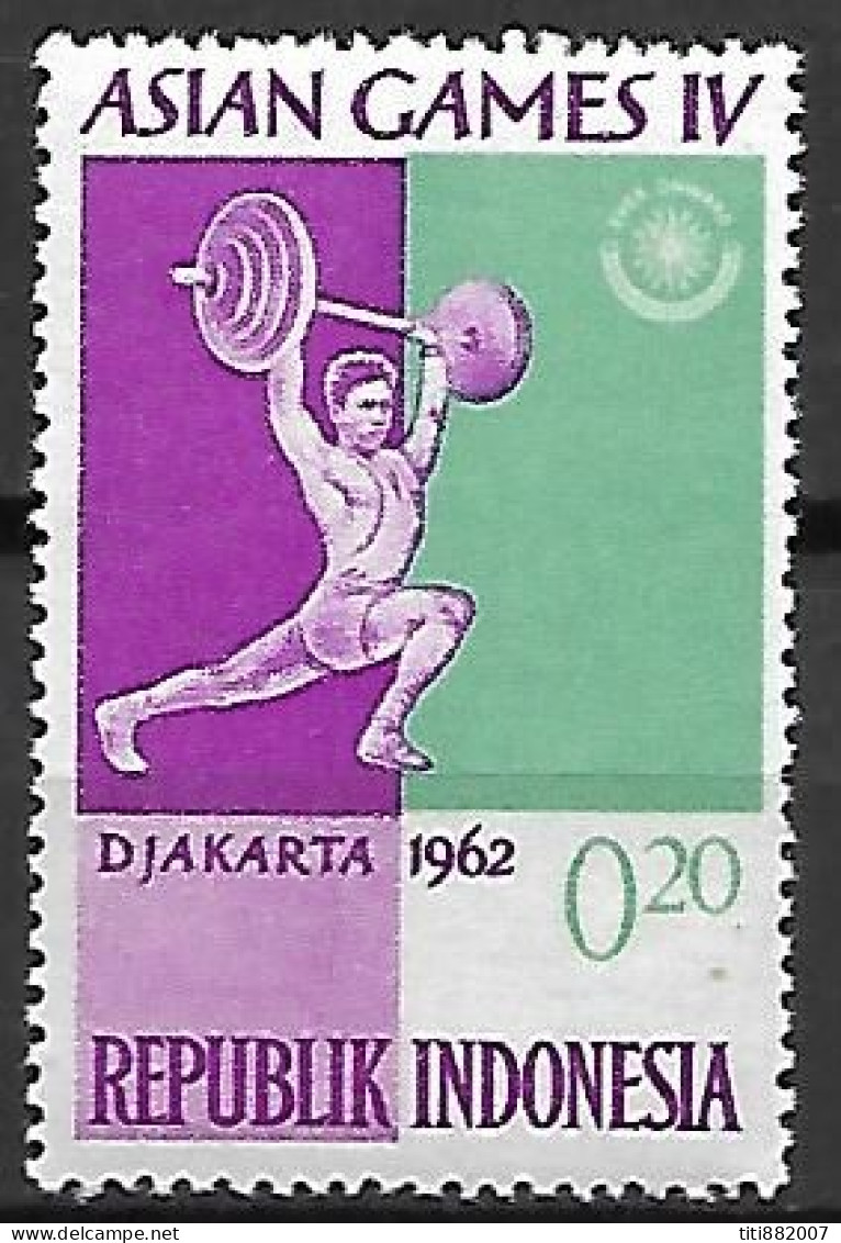 INDONESIE      -      HALTEROPHILIE    -     Neuf ** - Gewichtheben