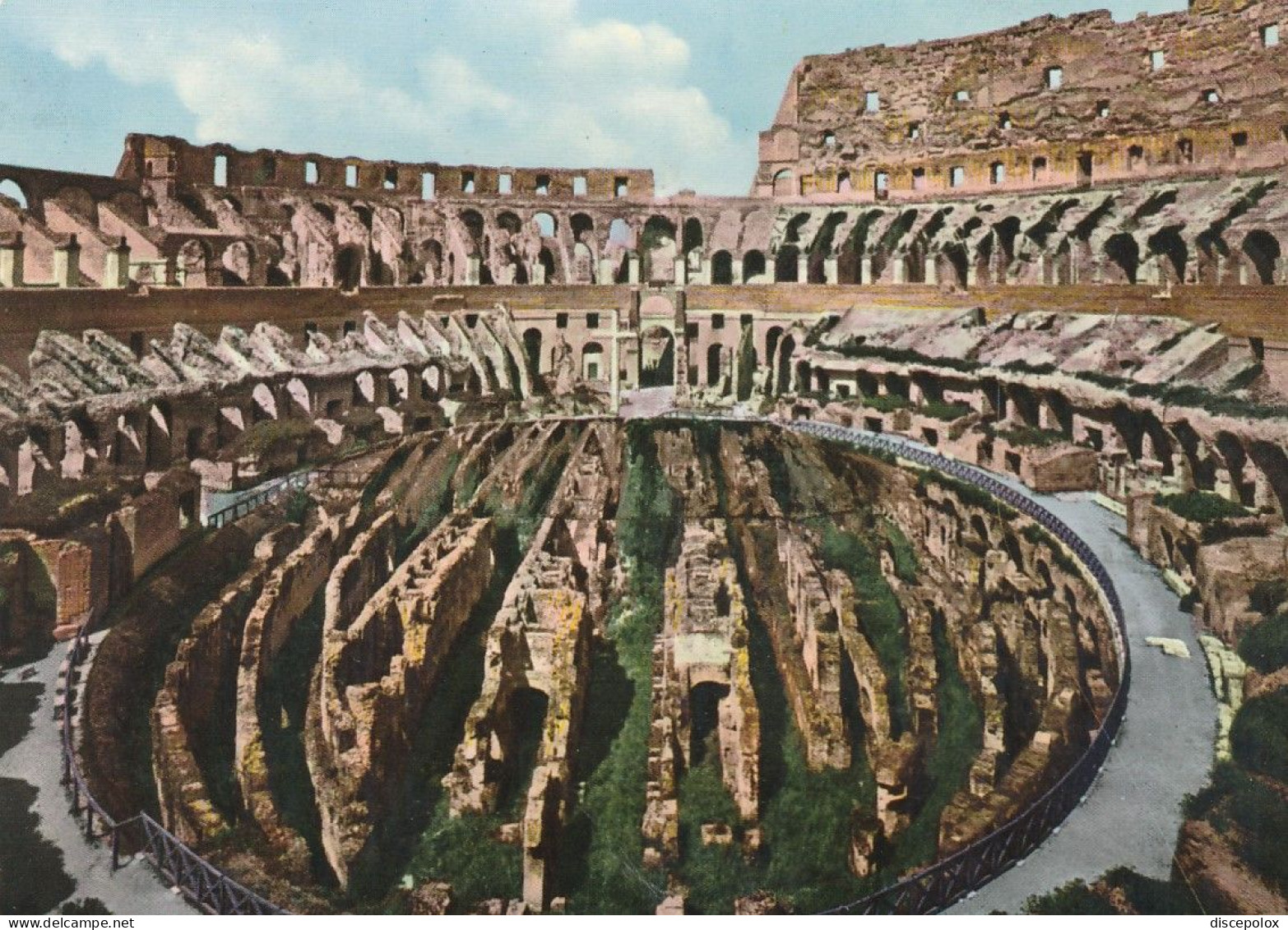 U5013 Roma - Interno Del Colosseo Con I Nuovi Scavi / Non Viaggiata - Colosseum