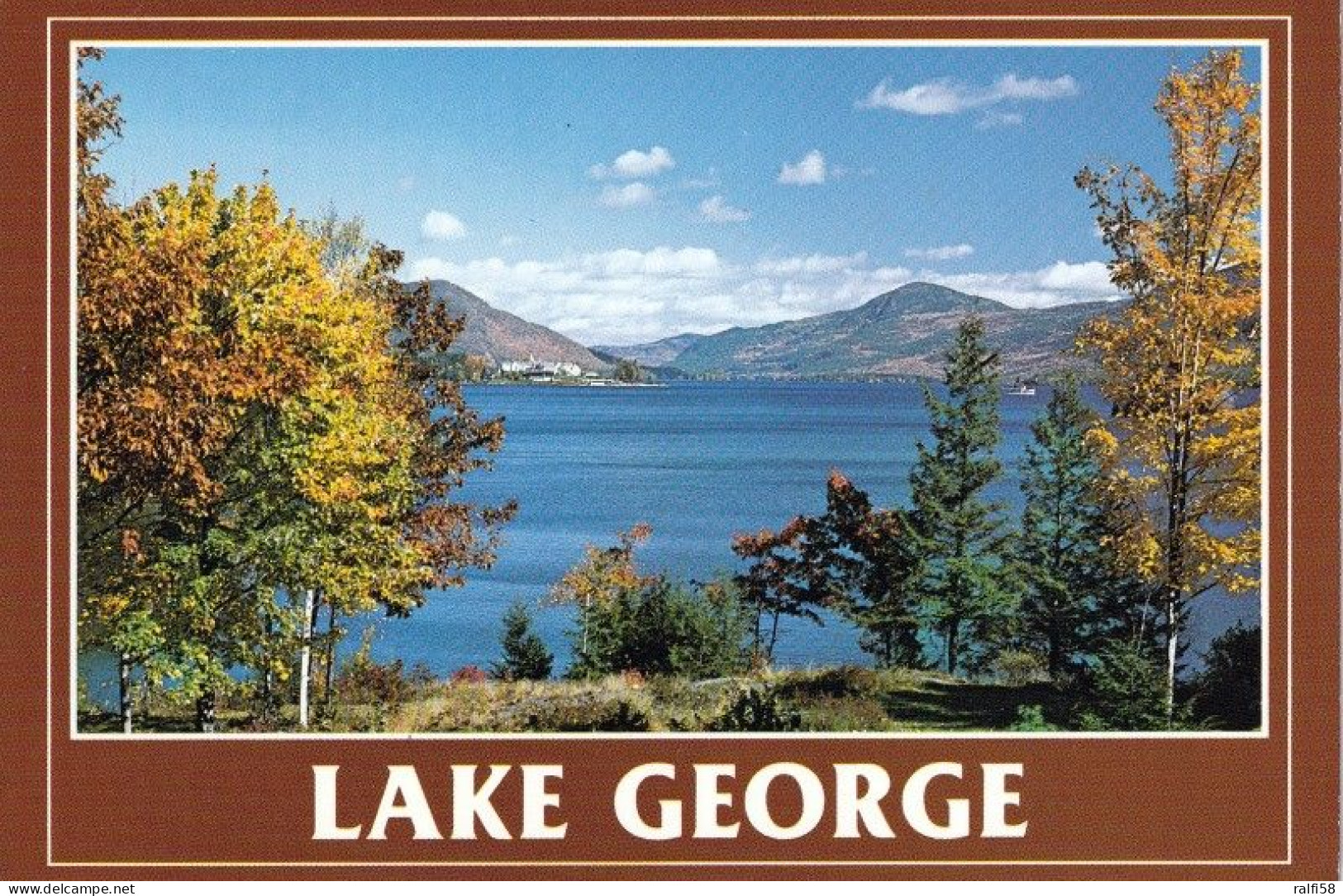 1 AK USA / New York * Der Lake George In Den Adirondack Mountains Mit Blick Zu Den Tongue Und Black Mountains * - Lake George