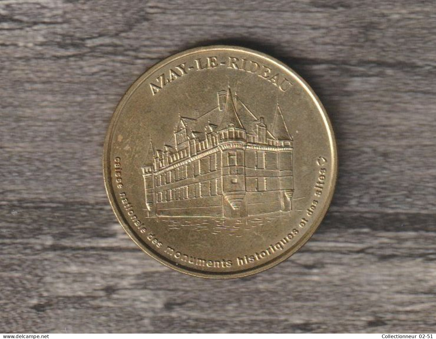 Monnaie De Paris : Azay-le-Rideau - 1998 - Undated