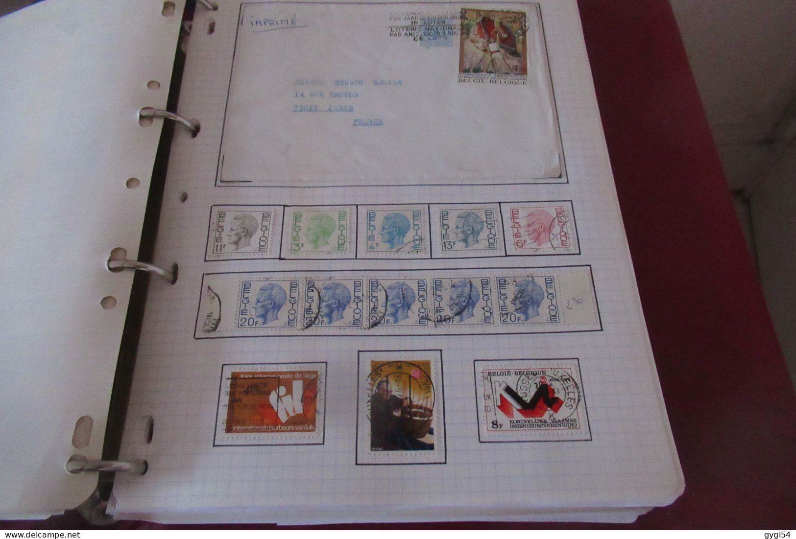 BELGIQUE  LOT TIMBRES Et LETTRES - Sammlungen