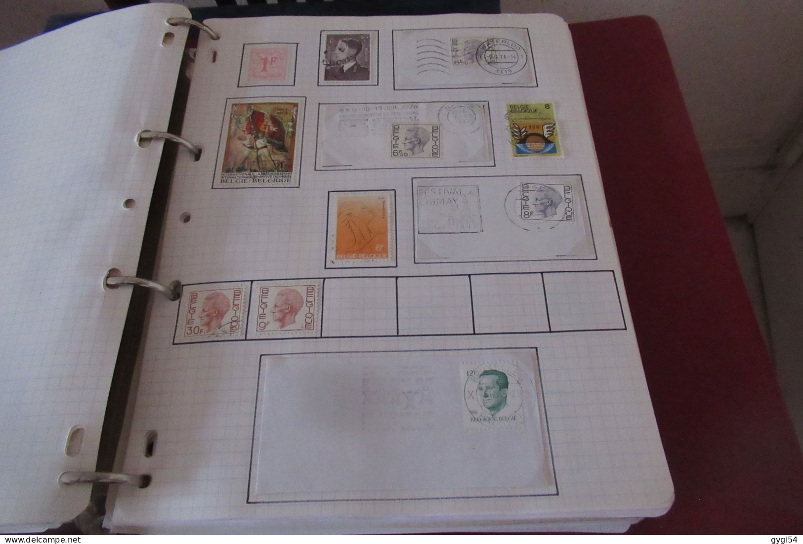 BELGIQUE  LOT TIMBRES Et LETTRES - Colecciones