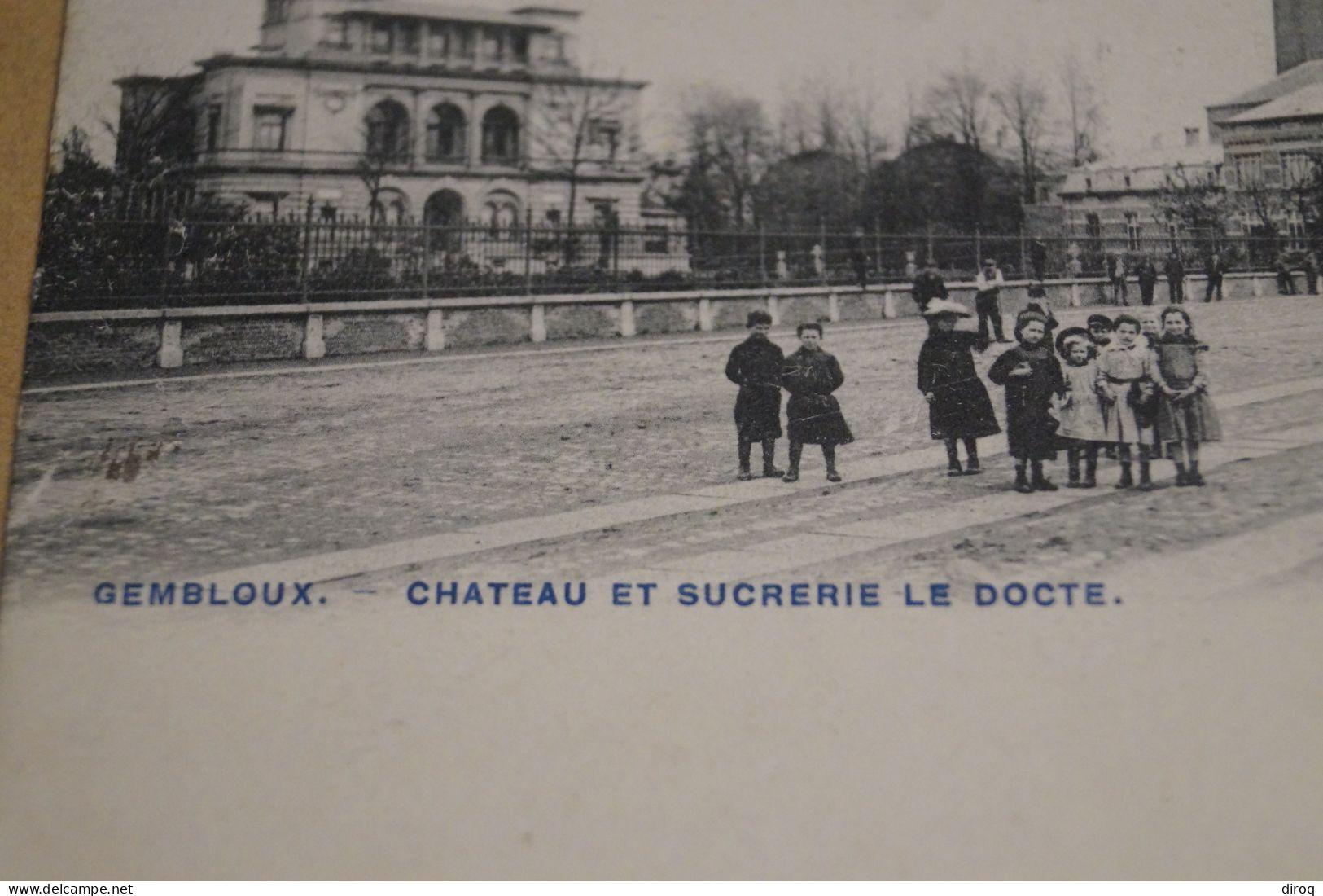 RARE, Carte Ancienne,Gembloux,château Et Sucrerie Le Docte, 1906,TB Oblitération, Pour Collection - Gembloux