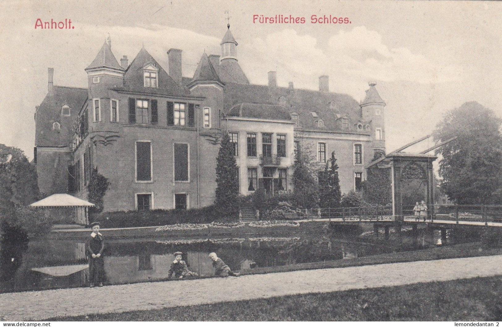 Anholt - Fürstliches Schloss (2 Scans) - Borken