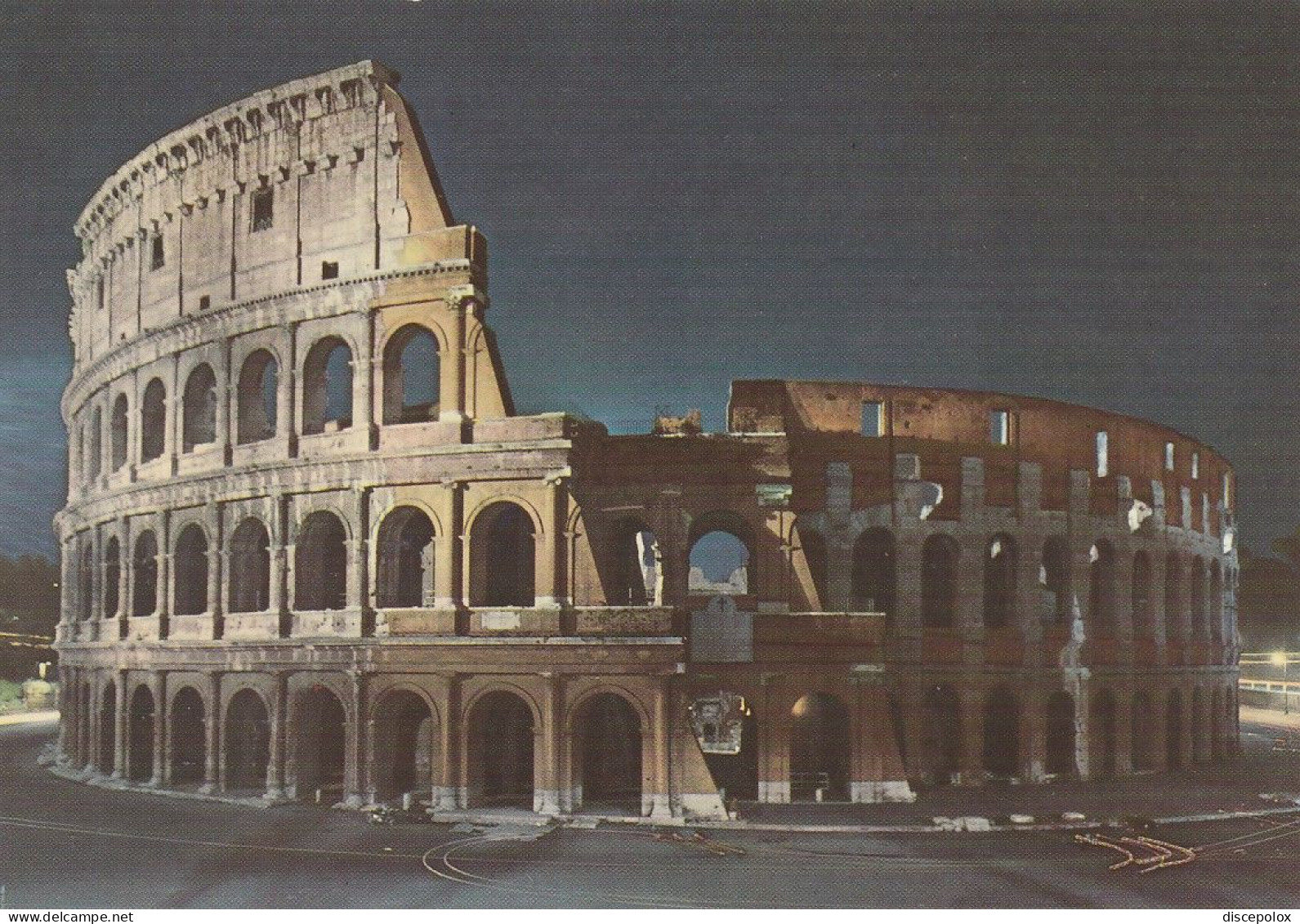 U5014 Roma - Colosseo - Notturno Notte Nuit Night Nacht Noche / Non Viaggiata - Colosseum