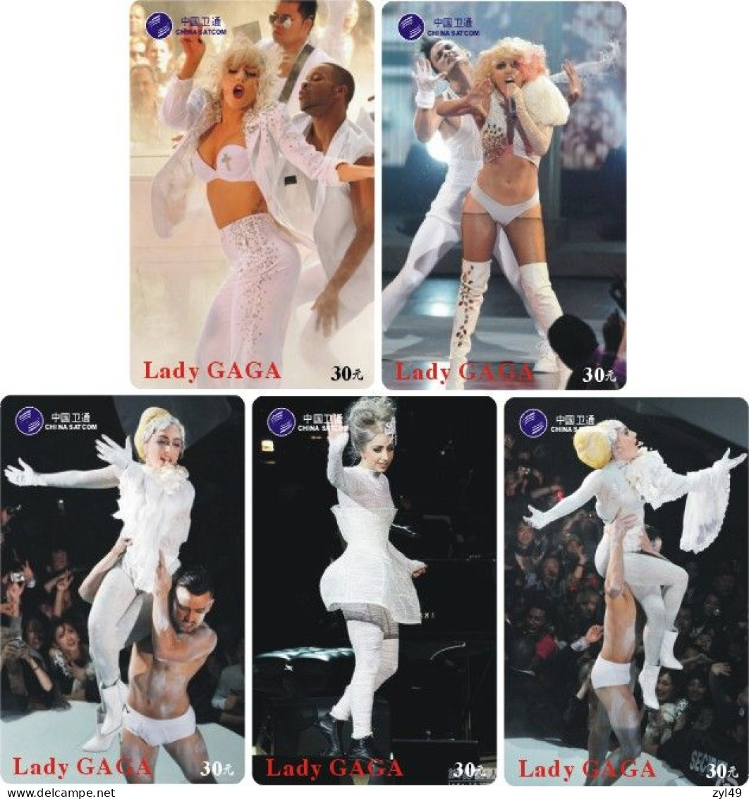 M14021 China Phone Cards LADY GAGA 418pcs - Música