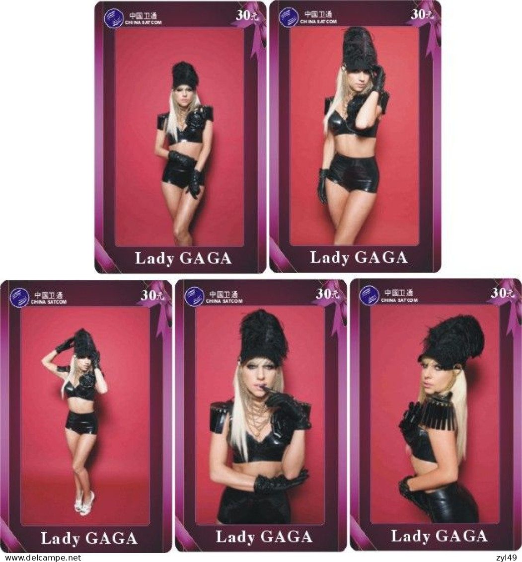 M14021 China phone cards LADY GAGA 418pcs