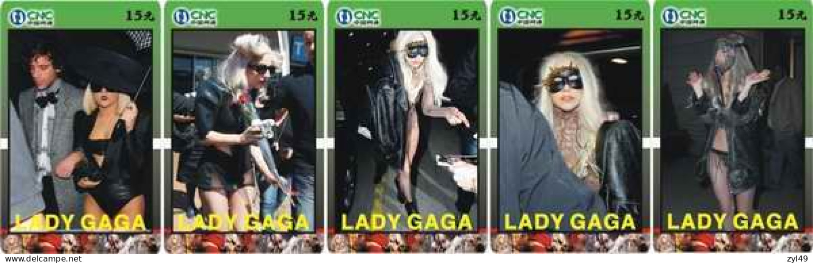 M14021 China phone cards LADY GAGA 418pcs