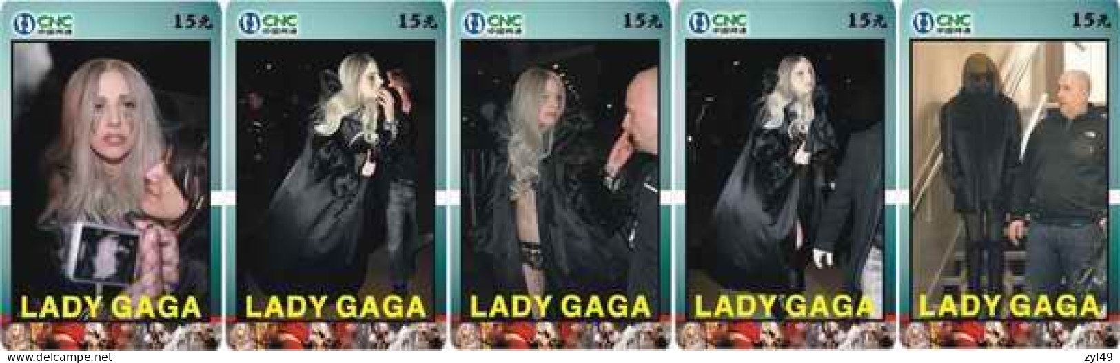 M14021 China phone cards LADY GAGA 418pcs