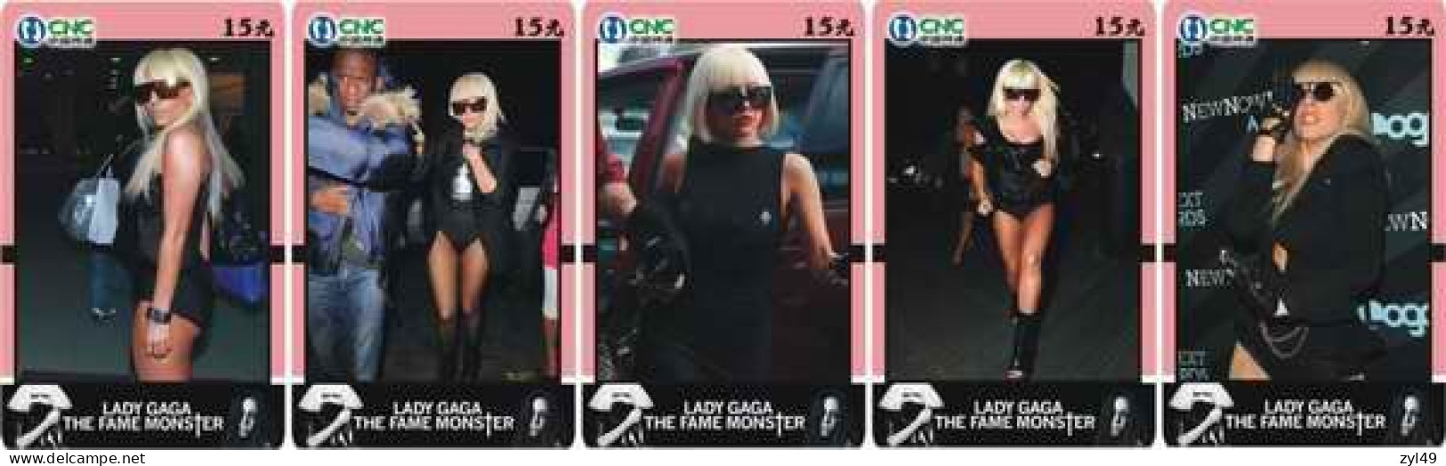 M14021 China phone cards LADY GAGA 418pcs